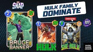 Marvel Snap : Hulk Family Meta is Back [Marvel snap infinite] #marvelsnap @MarvelSnap