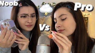 Asmr |  NOOB VS PRO  Asmrtist BATTLE  in 1 minute | who is better? cd:  @LoweASMR 