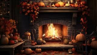 Warm autumn night! The sound of crackling fire helps prevent insomnia