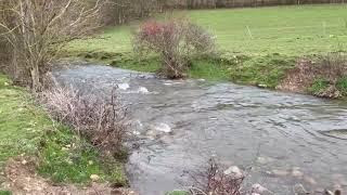 フランスの田舎冬景色