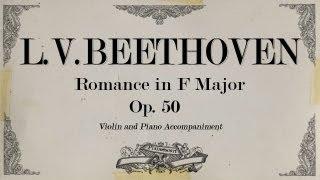 L.V.Beethoven - Romance in F Major Op 50 -  Piano accompaniment