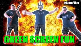 Learn how to use a green screen to improve your videos tutorial - @Barnacules