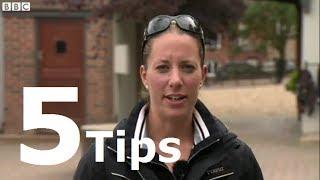 Charlotte Dujardin gives 5 equestrian tips on BBC