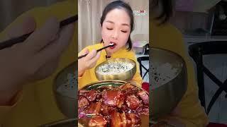 Braised Pork Belly with a Rice Dish, Tasting Show, #mukbang #asmr #먹방