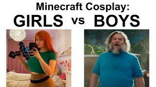 BOYS VS GIRLS MEMES MINECRAFT