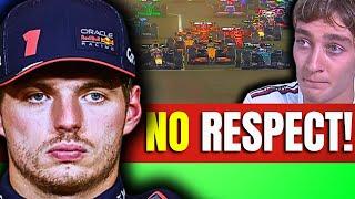 Verstappen's has LOST ALL RESPECT for Russell | F1 NEWS