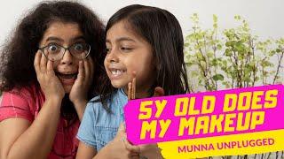 5 Year Old আমার MAKEUP করলো | Wonder Munna । Bengali vlog