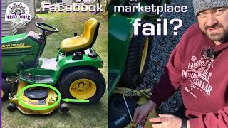 Facebook Marketplace FAIL? Looks can be deceiving - John Deere GX255