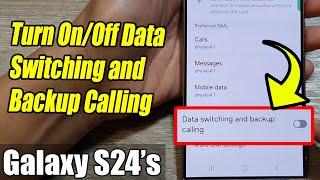 Galaxy S24/S24+/Ultra Data SOS! Fix Weak Signal with Data Switching (Android 14) [Turn It On/Off]