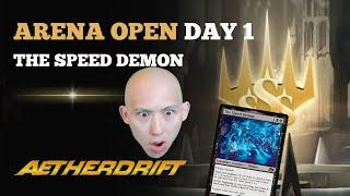 THE SPEED DEMON | Arena Open Day 1 | Aetherdrift Sealed | MTG Arena