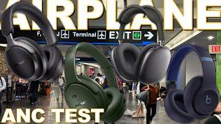 Bose QC Ultra Bose QC Vs Apple Airpods Max & Beats Studio Pro Airplane ANC test