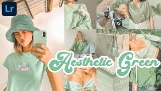 Aesthetic Green Preset | Lightroom Mobile Presets Free DNG & XMP | Lightroom Presets Tutorial 2020