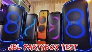 JBL Partybox Ultimate, 1000, 710, 320, 120, Boombox 3 Outdoor Speaker test