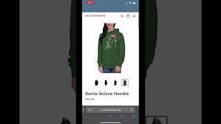 Go to Scizzahands.com and pick up a green Santa Scizza Hoodie #christmas #santa #santaclaus #barber