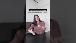 Food Videos On Instagram #shorts #youtubeshorts