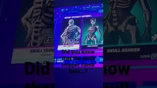 I cant believe that the skull trooper came back now its not OG.