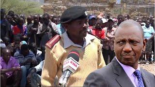 "SITAKI STRESS,NAACHA HII KAZI" EMOTIONAL BARINGO CHIEF SENDS A DISTURBING MESSAGE TO RUTO