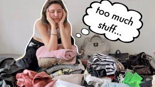 MOVING OUT VLOG | everything i own & decluttering my messy apartment