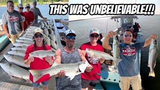 Striper Fishing In Blake Shelton's Back Yard At Lake Texoma #1 Producing Lake In The United States!!