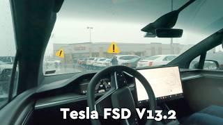 Does Tesla Full Self-Driving Work in the Snow? Let's Find Out! Tesla FSD V13