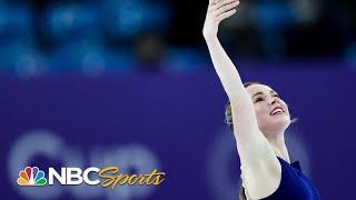 American Mariah Bell sits third after solid short program | NBC Sports