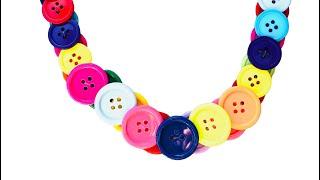 Button Necklace