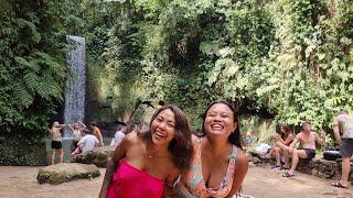 TIBUMANA WATERFALL BALI FULL OF TOURIST