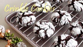 The classic Christmas cookies! Chewy and moist! Crinkle Cookies