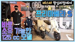 [베스파 왕십리 Vespa Wangsimri] 신형 프리마베라 S 라인업 및 모델 소개