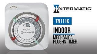 TN111K Mechanical Indoor Plug-In Timer Offers a Simple Solution for Basic Home Lighting Needs