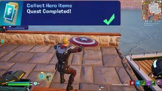 Collect Hero Items Fortnite