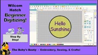 Wilcom Hatch Tutorial - Part 1 An Introduction to Digitizing!