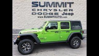 2018 Jeep Wrangler JL Rubicon MOJITO! GREEN METALLIC walk around Fond Du Lac, Wisconsin