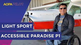 Wheelchair Pilot Who Flew a Paradise P1 Coast-to-Coast