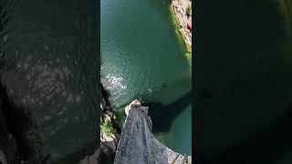 GoPro | 45 Foot Superman Cliff Dive  Osama Ali #Shorts #CliffDive