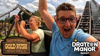 Gold Rush Rider Cam POV - FIRST EVER RIDE - Drayton Manor