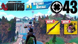 43 Elimination Solo Vs Squads Gameplay Wins (Fortnite Chapter 6 Hunters PS4 Controller)