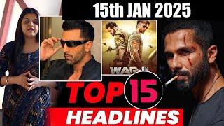 Top 15 Big News of Bollywood | 15th JANUARY 2025 | Salman Khan , Ramayana, Sunny Deol