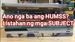 HUMSS strand of Senior High School | List of Subject | 10