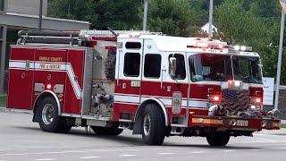 Fairfax County Fire & EMS Engine 419 Responding