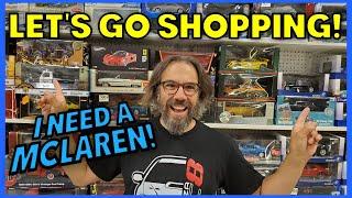 Shopping for a 1/18 scale McLaren and more at my favorite collectors shop