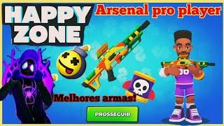 happy zone battle Royale: seja um pro player melhores armas que eu uso não perca