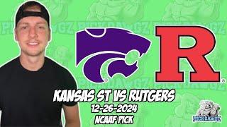 Kansas State vs Rutgers 12/26/24 College Football Picks & Predictions | Rate Bowl