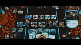 Magic: The Gathering Arena- Opponent tries to beat me So I smoke him with a 7 card hand