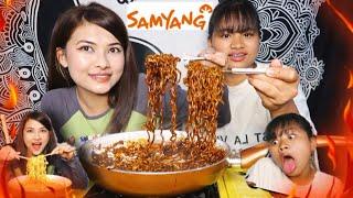 Magi Morok sabei Saktam sing j KEINO!!! 3X spicy//SAMYANG FOODS. 