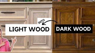 I'M IN LOVE WITH A STRIPPER!! - How to turn dark furniture into light wood