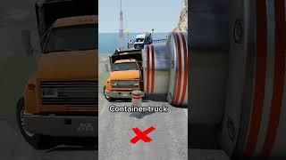 “Epic Truck Crash!  BeamNG Physics Gone Wild | #Shorts”