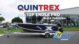 Quintrex 481 Top Ender PRO - Walk Through Video