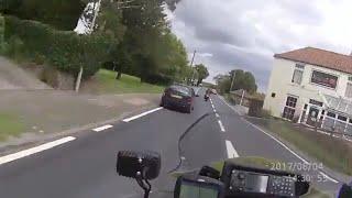 Watch as motorcyclist flees police after doing almost 100mph on A47