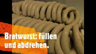 Bratwurst füllen.So wird`s gemacht! Profi Metzger Ralf